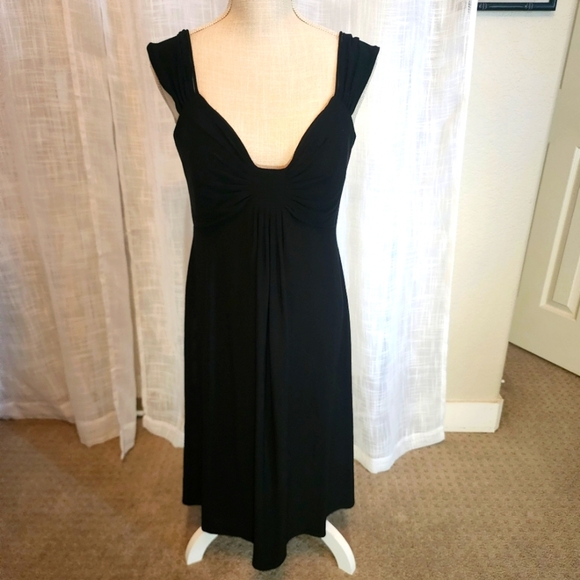 White House Black Market Dresses & Skirts - White House Black Market Black Sheath Midi Dress